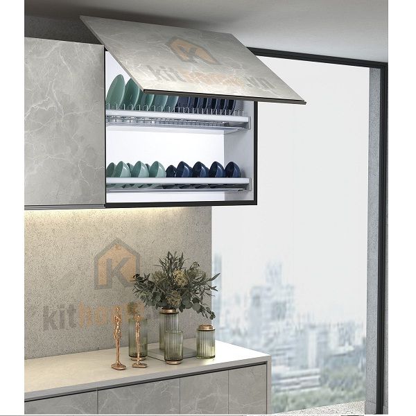 Giá bát cố định KITBI - 800 inox 304 xước mờ